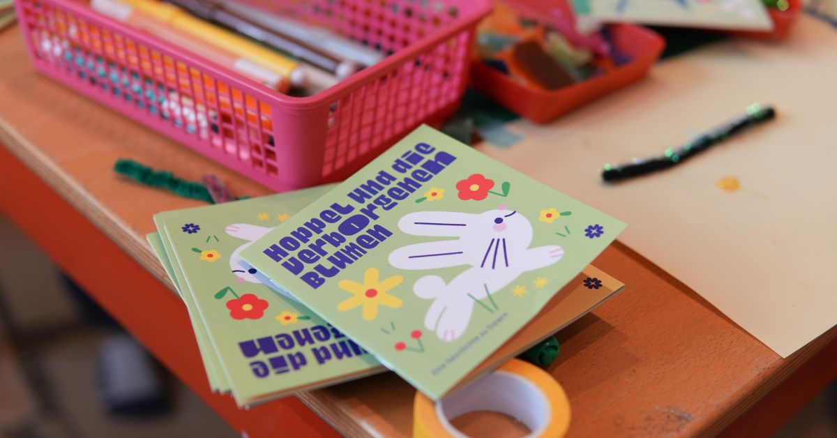 Osterbüchlein "Hoppel und die verborgenen Blumen" von Katholino