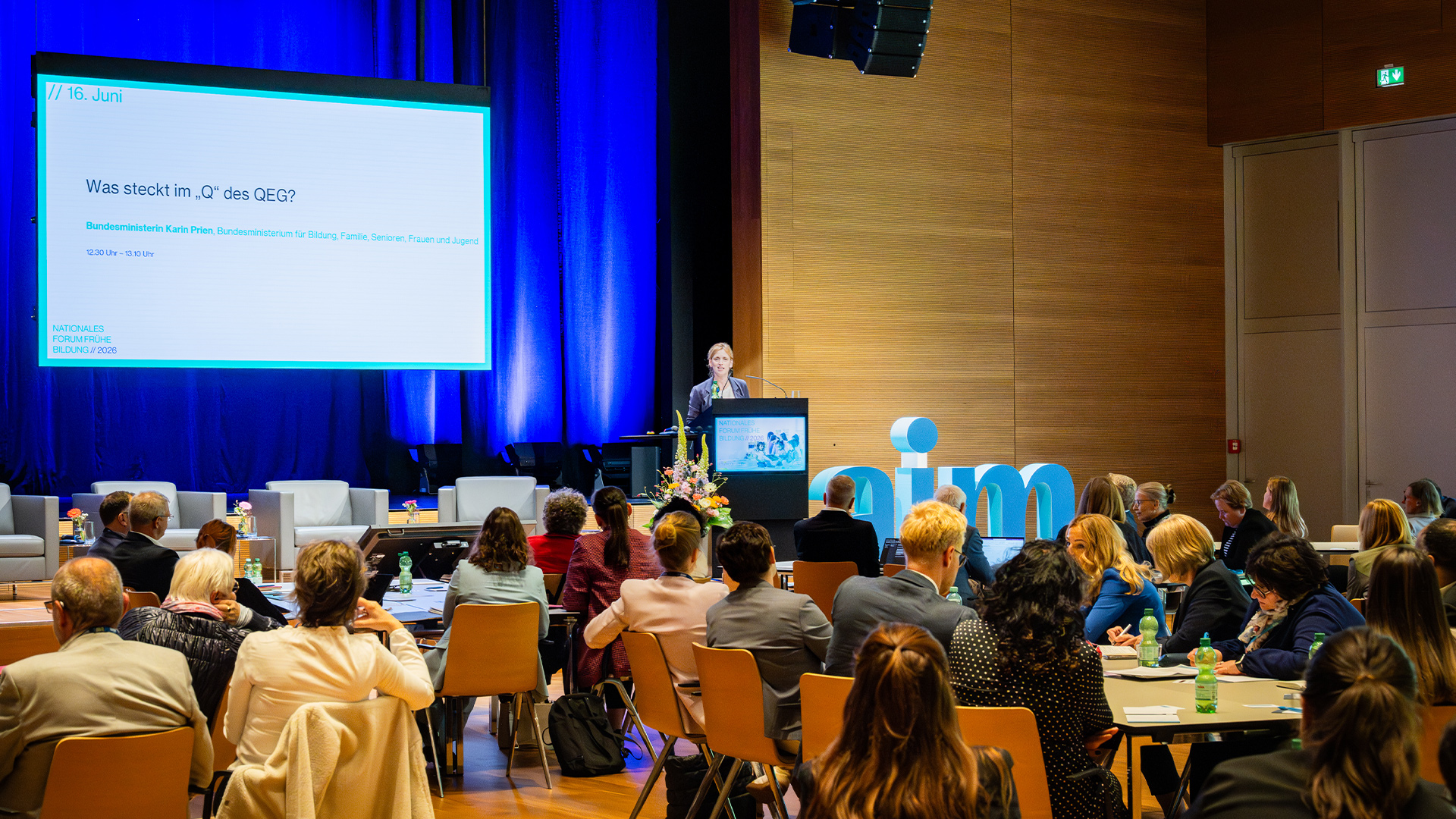 Vortrag beim Nationalen Forum Frühe Bildung 2026 vor einem Fachpublikum in Heilbronn