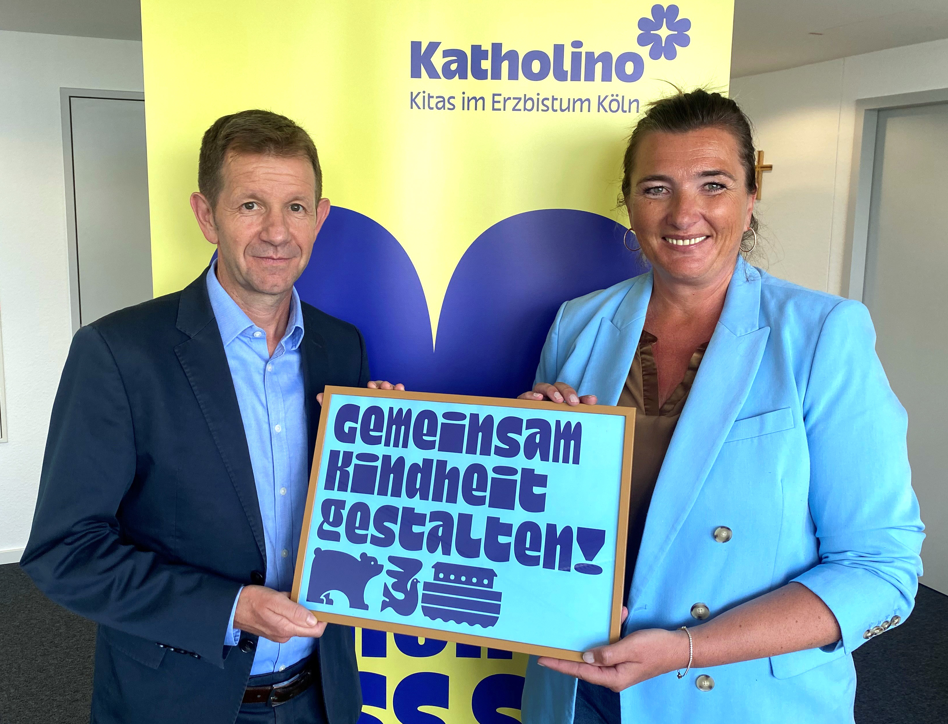 Frank Hüppelshäuser mit Agnes Busch
